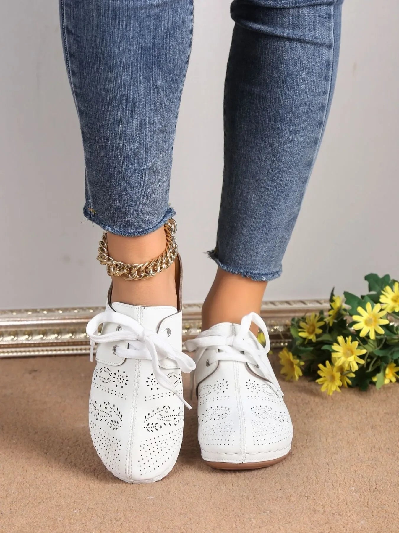 Breathable Lace-Up Slip-Ons - Makw Official Site