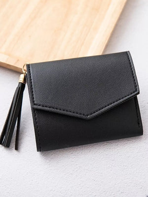 PU Leather Tassel Wallet - Makw Official Site