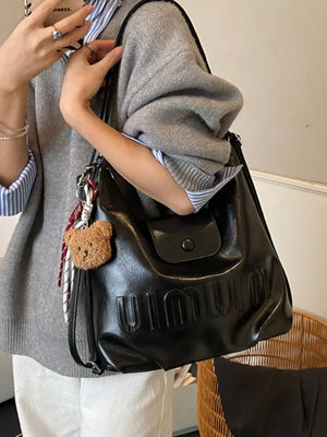 Adjustable Strap Convertible Shoulder Bag - Makw Official Site