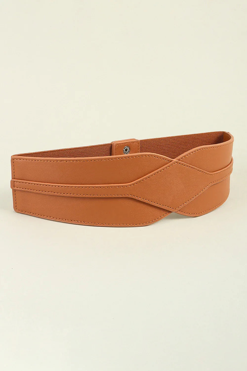 Elastic Wide PU Belt - Makw Official Site