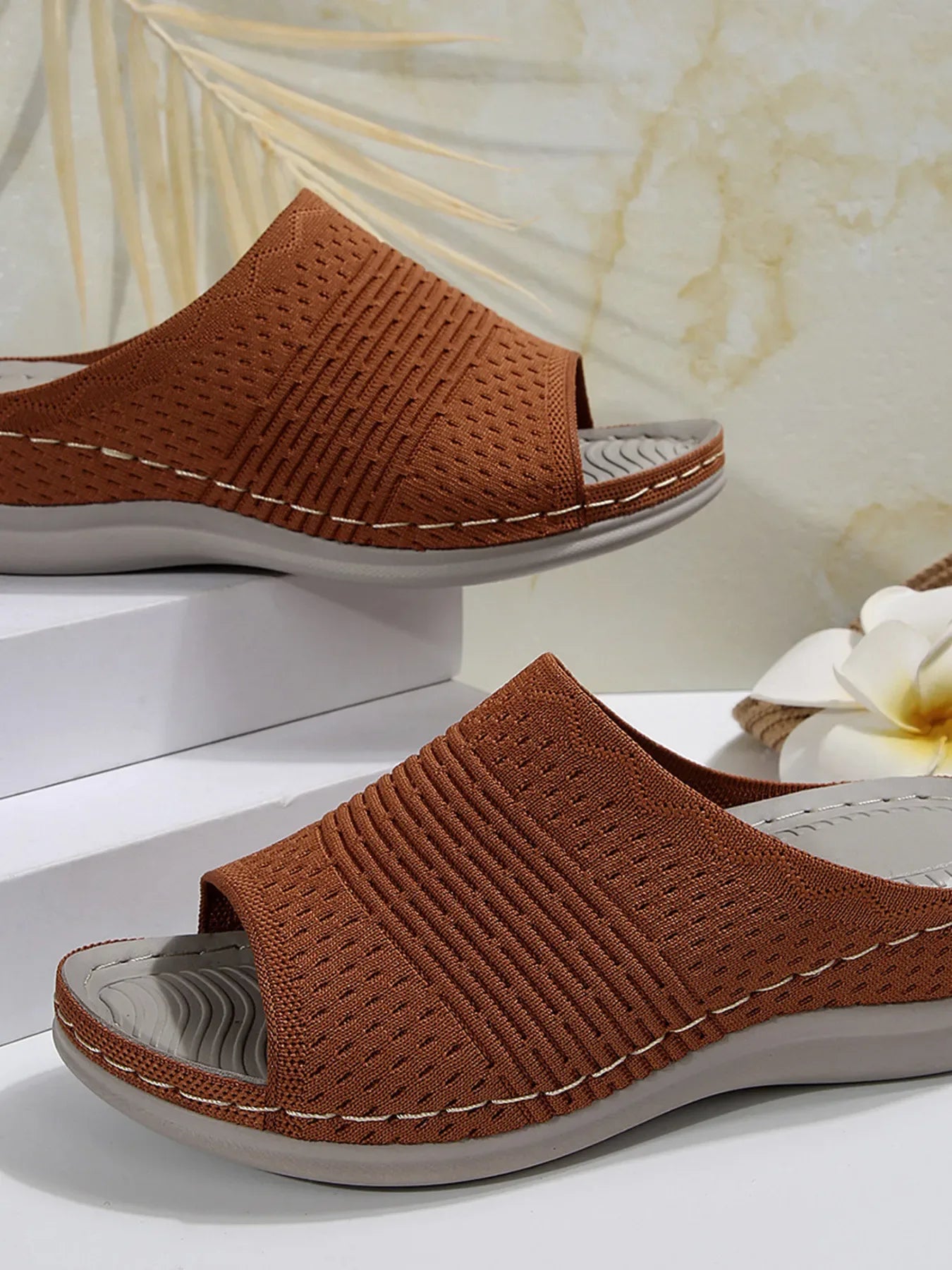 Mesh Open Toe Sandals - Makw Official Site