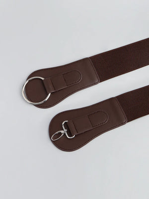 PU Elastic Wide Belt - Makw Official Site