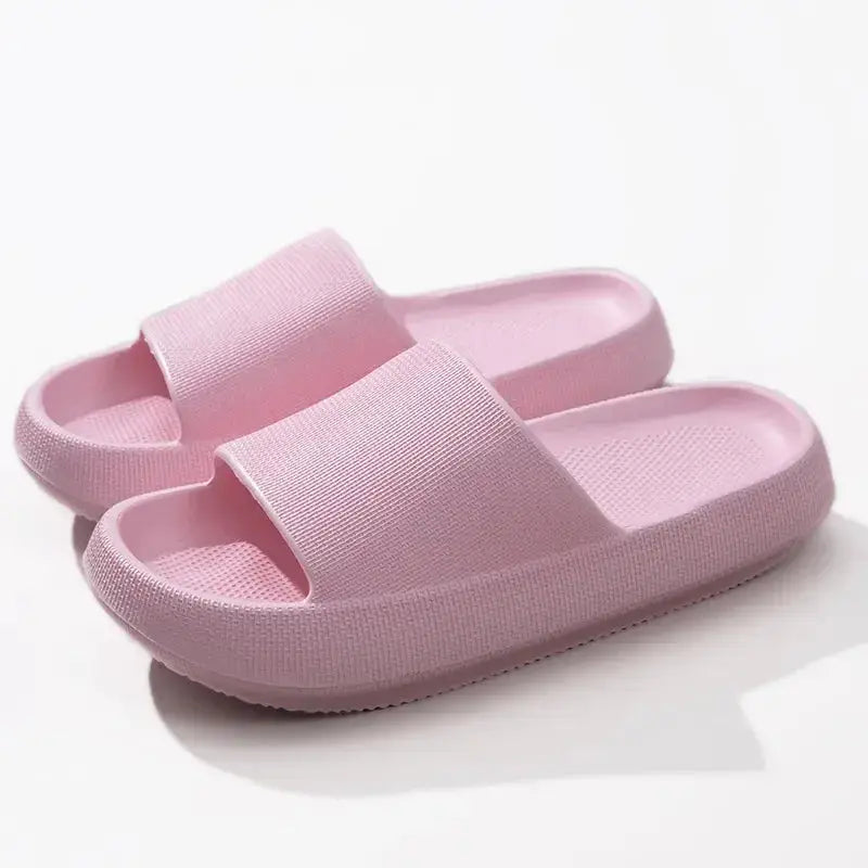 Open Toe Platform Slippers - Makw Official Site