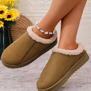 Cozy Plush Lined Clog Slippers - Makw Official Site