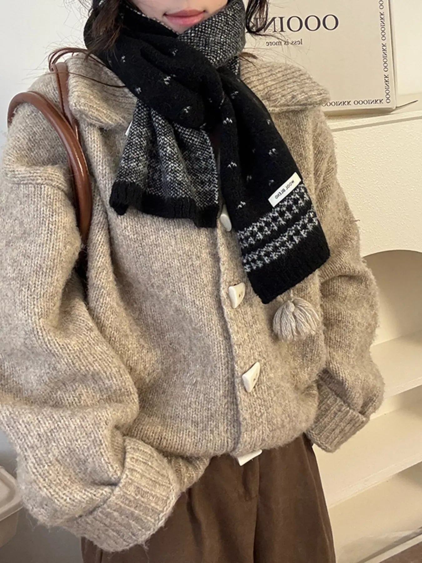 Winter Warm Knitted Scarf - Makw Official Site