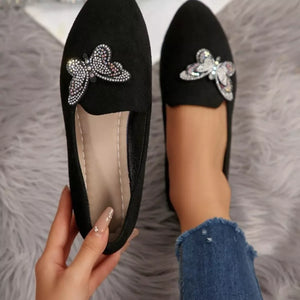 Butterfly Decor Slip-Ons - Makw Official Site