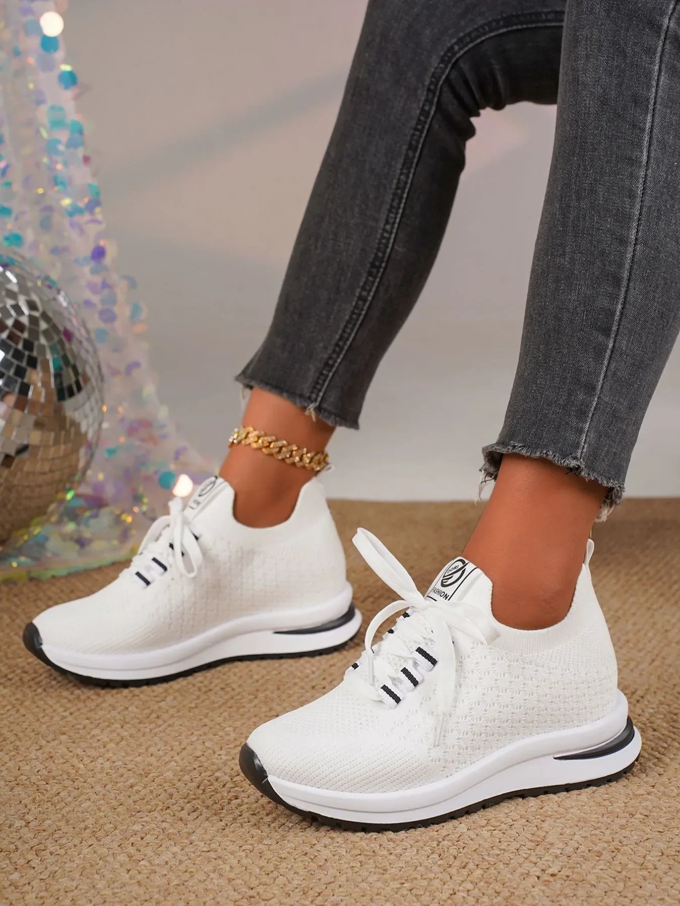 Lace Up Platform Athletic - Makw Official Site