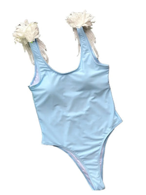 Backless Wide Strap Parent-Child Swimwear - Makw Official Site