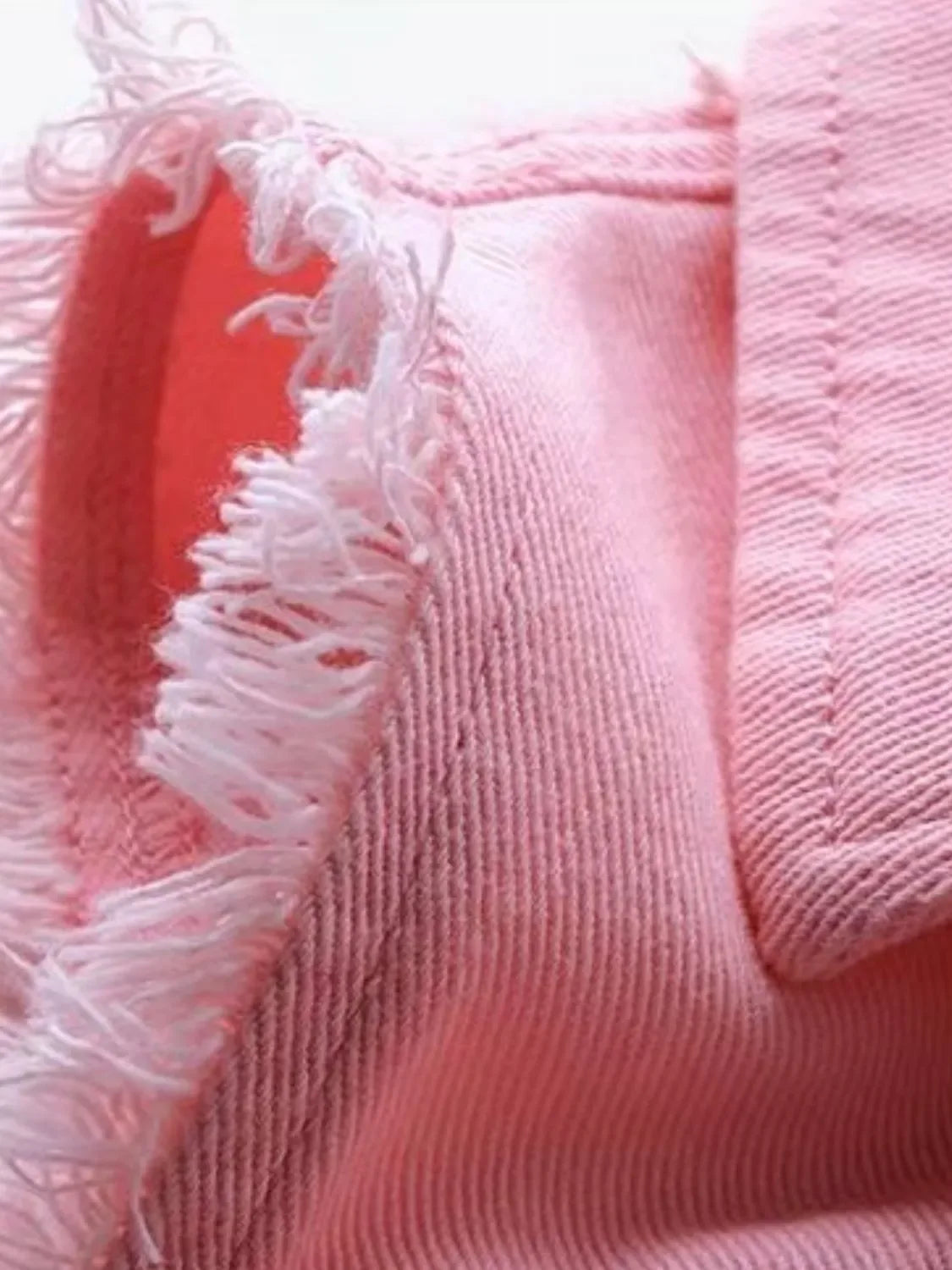 Full Size Sleeveless Frayed Denim Vest Jacket Plus Size - Makw Official Site