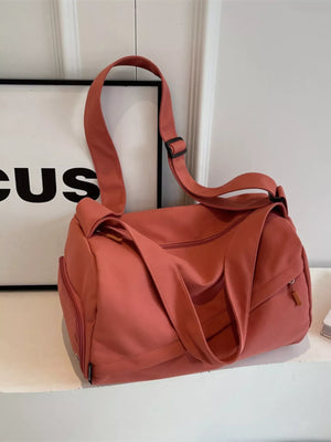 Adjustable Strap Solid Color Travel Bag - Makw Official Site