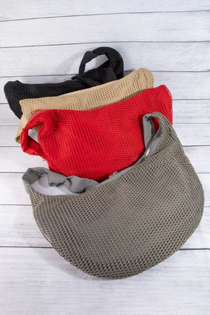 Fame Textured Mesh Knot Shoulder Bag - Makw Official Site