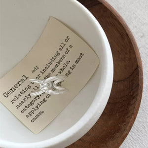 925 Sterling Silver Knot Ring - Makw Official Site