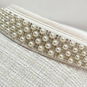 Pearl Detail Sunscreen Hat - Makw Official Site