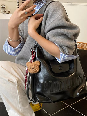Adjustable Strap Convertible Shoulder Bag - Makw Official Site