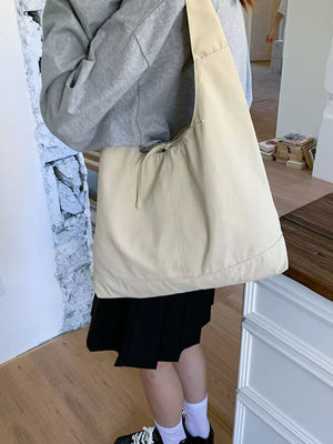 Tied Casual Lightweight Shoulder Bag - Makw Official Site