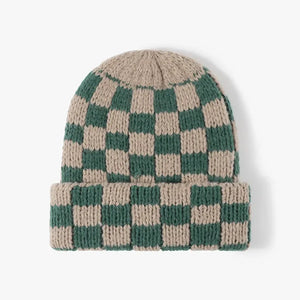 Thermal Checkered Hat - Makw Official Site