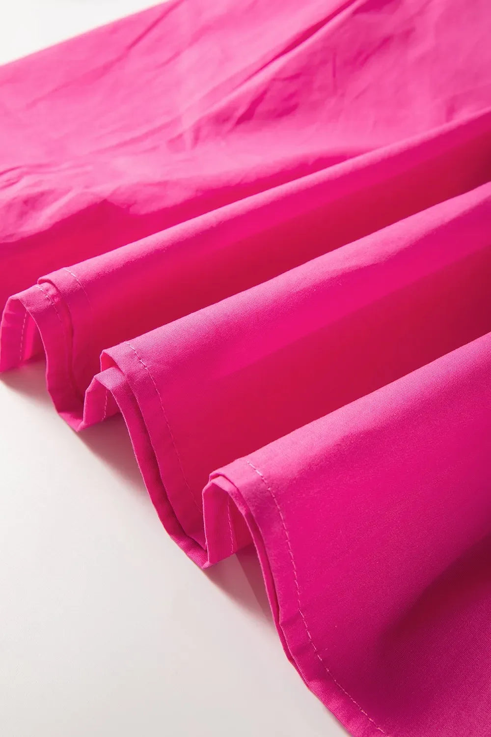 Puff Sleeve Tie Front High Waist Mini Dress - Makw Official Site