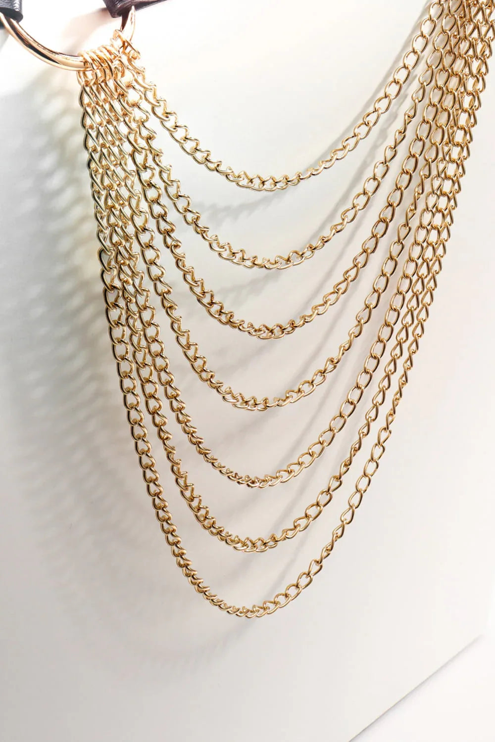 PU Belt with Chain - Makw Official Site