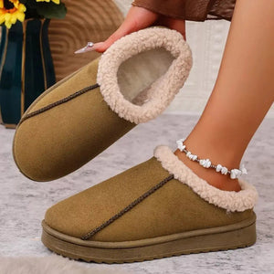 Cozy Plush Lined Clog Slippers - Makw Official Site