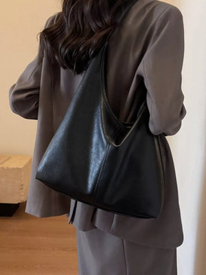 PU Leather Shoulder Bag - Makw Official Site