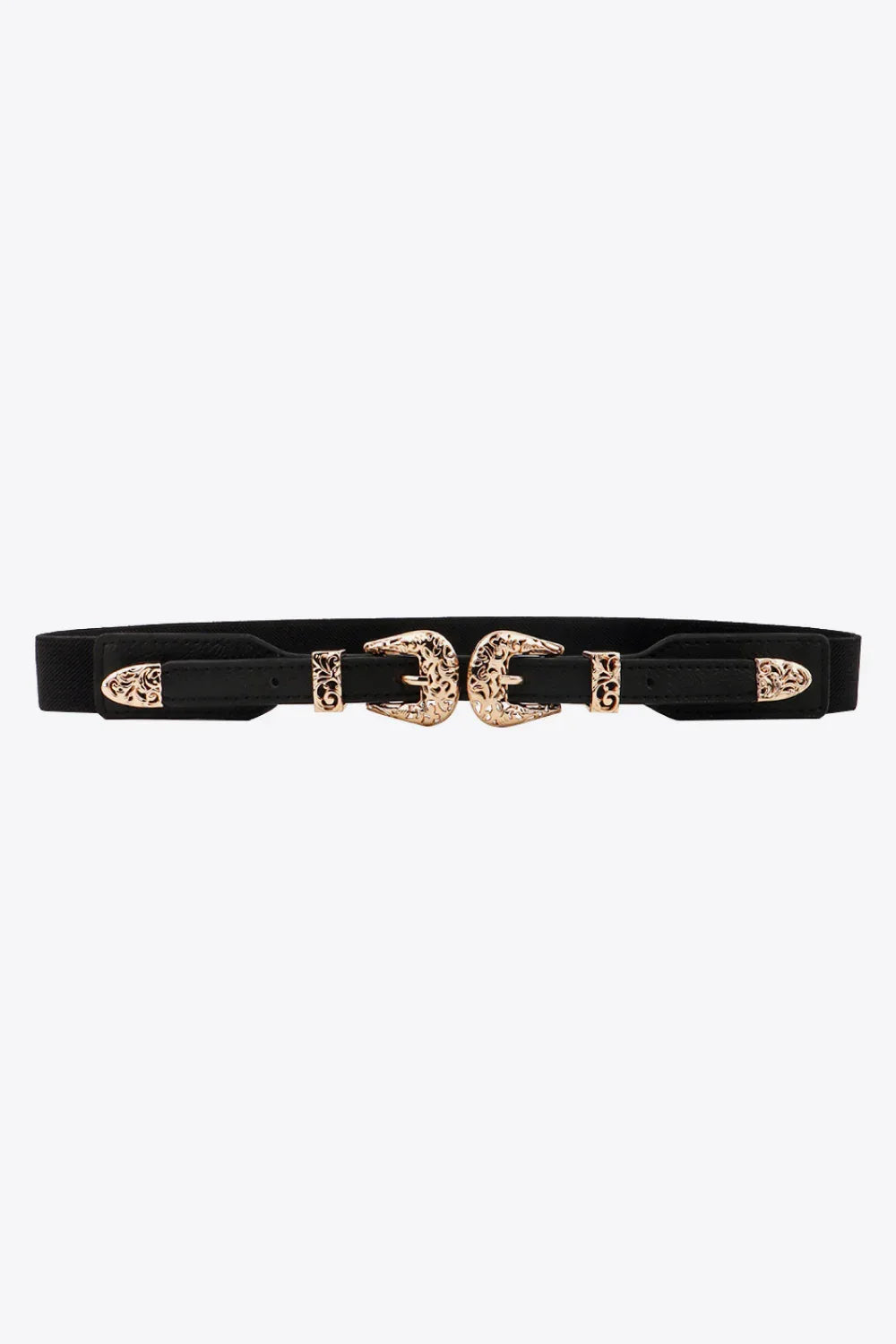 Double Buckle Elastic Belt - Makw Official Site