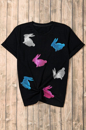 Easter Bunny Round Neck T-Shirt - Makw Official Site