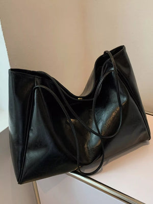PU Leather Tote Bag - Makw Official Site
