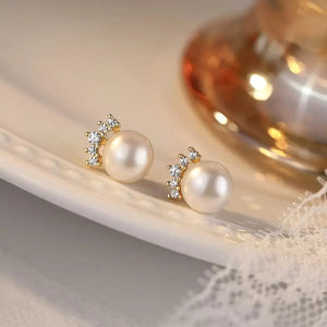 Freshwater Pearl Stud Earrings - Makw Official Site