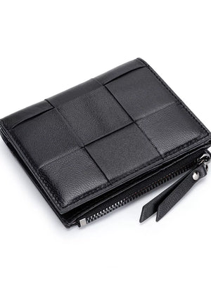 Woven Leather Card Case - Makw Official Site