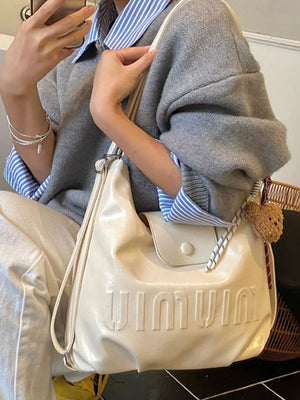 Adjustable Strap Convertible Shoulder Bag - Makw Official Site