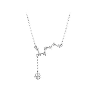925 Sterling Silver Zircon Star Necklace - Makw Official Site