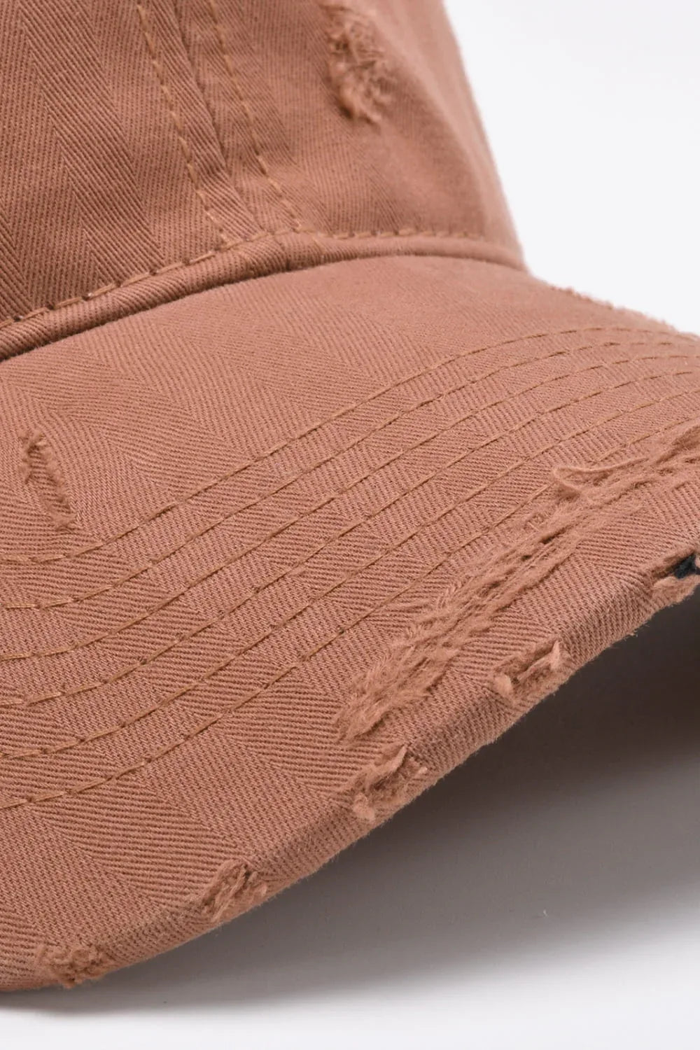Distressed Adjustable Baseball Cap - Makw Official Site