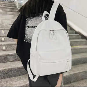 PU Leather Zip Backpack Bag - Makw Official Site