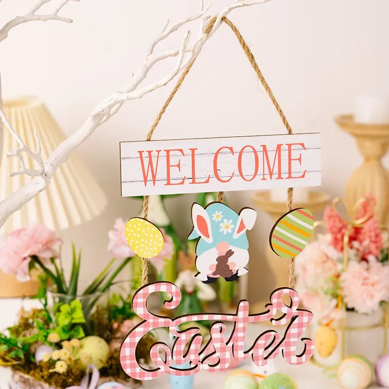 Easter Wooden Hanging Widget - Makw Official Site