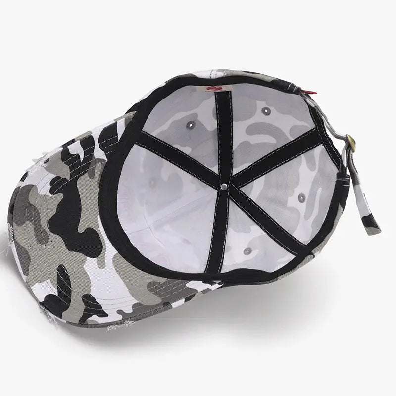 Letter Adjustable Cotton Baseball Cap - Makw Official Site