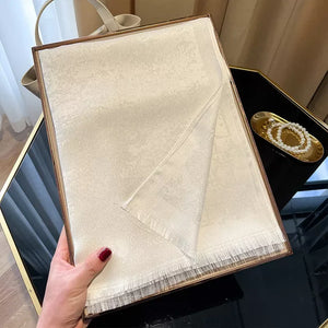 Raw Hem Warm Scarf - Makw Official Site