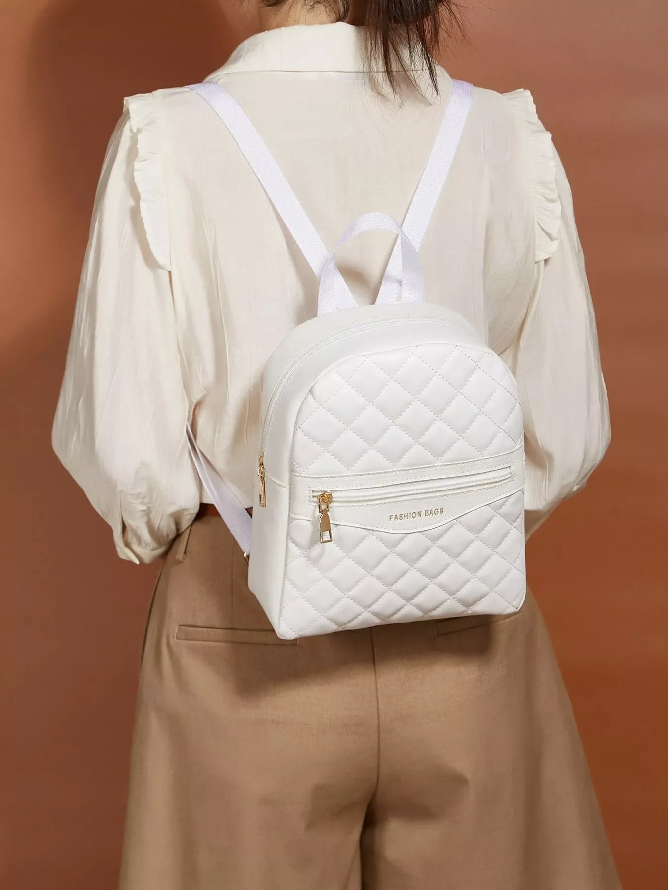 Quilted Lightweight Backpack Bag - Makw Official Site