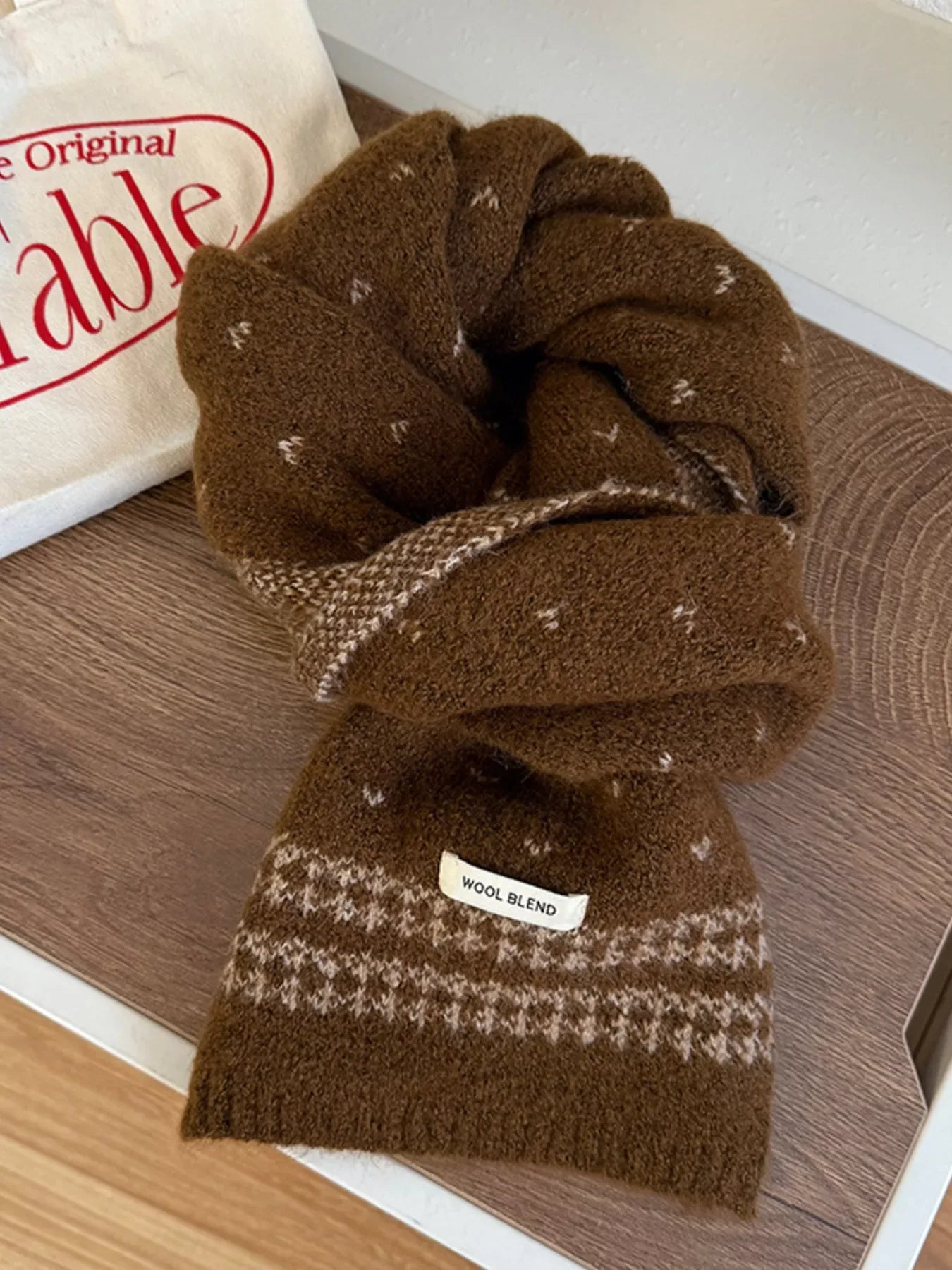 Winter Warm Knitted Scarf - Makw Official Site