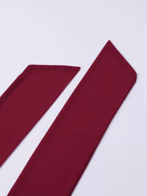 Halter Neck Ruched Slit Maxi Dress - Makw Official Site