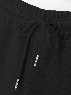 Men's Full Size Zip Up Top and Pants Set Plus Size - Makw Official Site