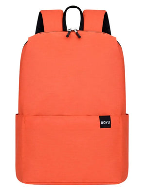 Solid Color Nylon Backpack Bag - Makw Official Site