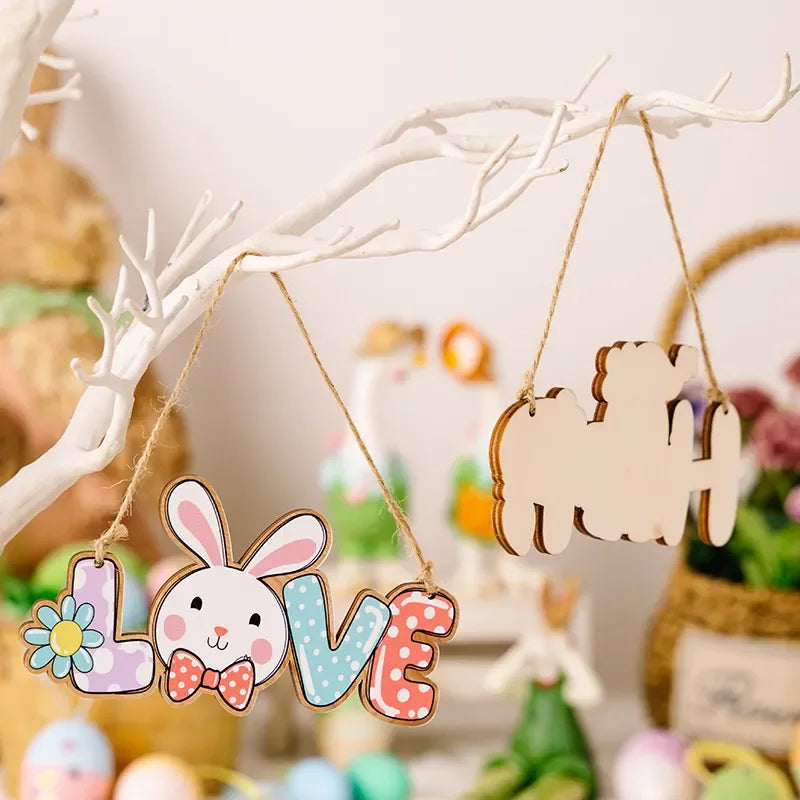 Easter Letter Wooden Hanging Widget - Makw Official Site