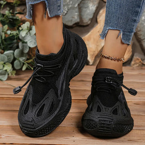 Lace Up Mesh Athletic - Makw Official Site