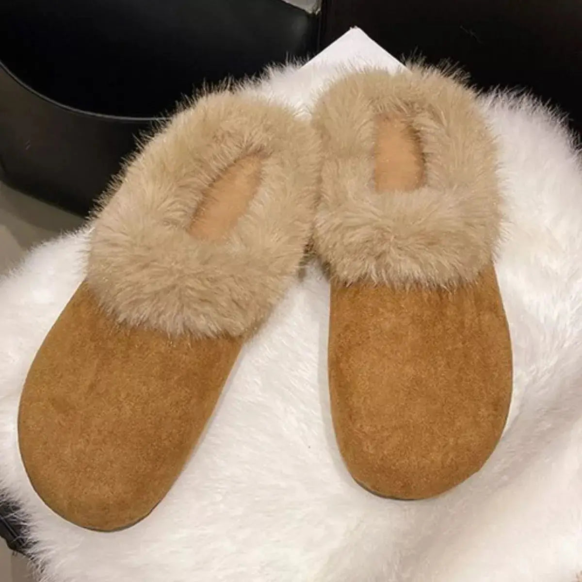 Fuzzy Plush Warm Indoor Slippers - Makw Official Site