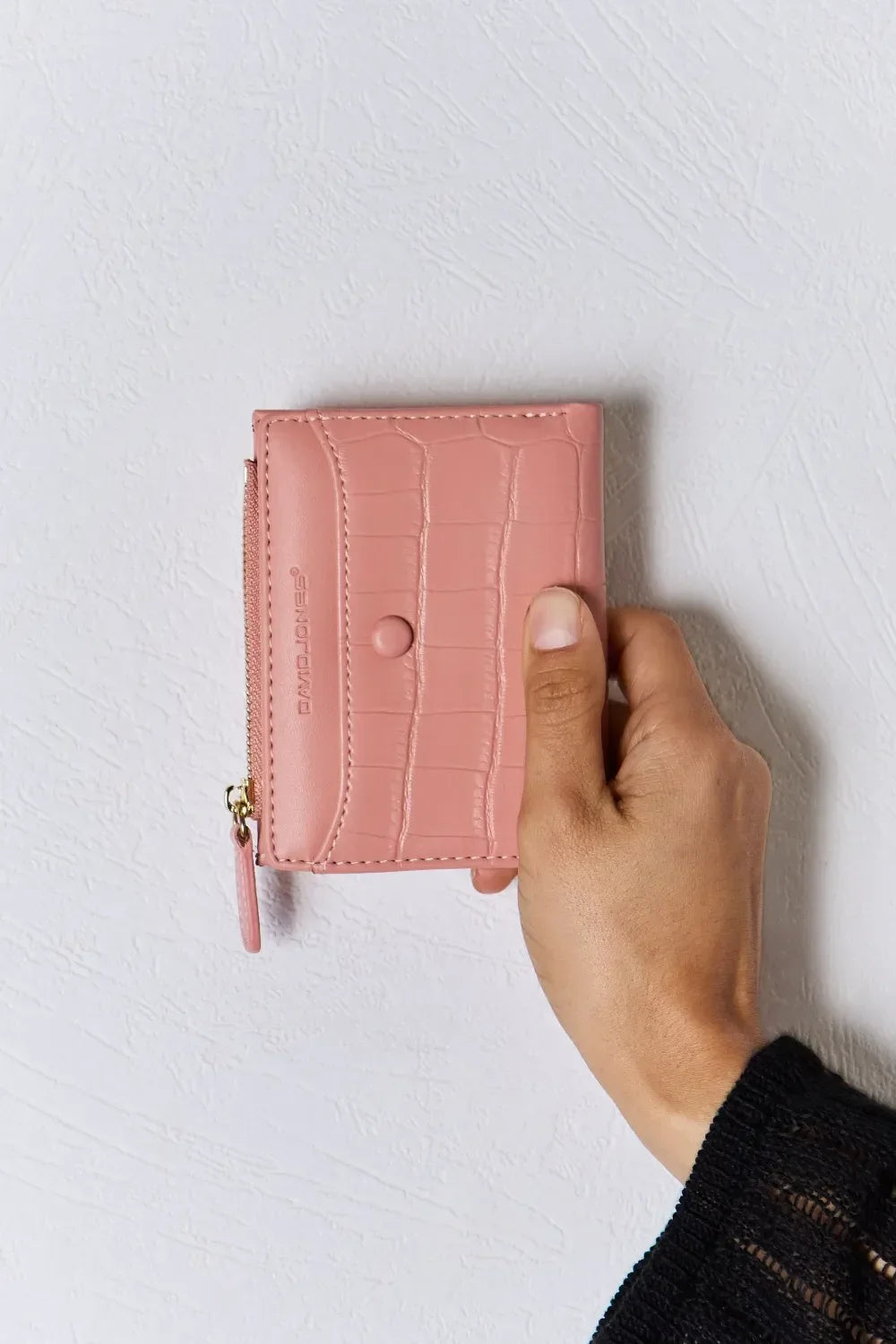 David Jones Texture PU Leather Mini Wallet - Makw Official Site