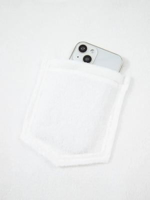 Exposed Seam Chest Pocket Knit Pullover Sweatshirt - Makw Official Site