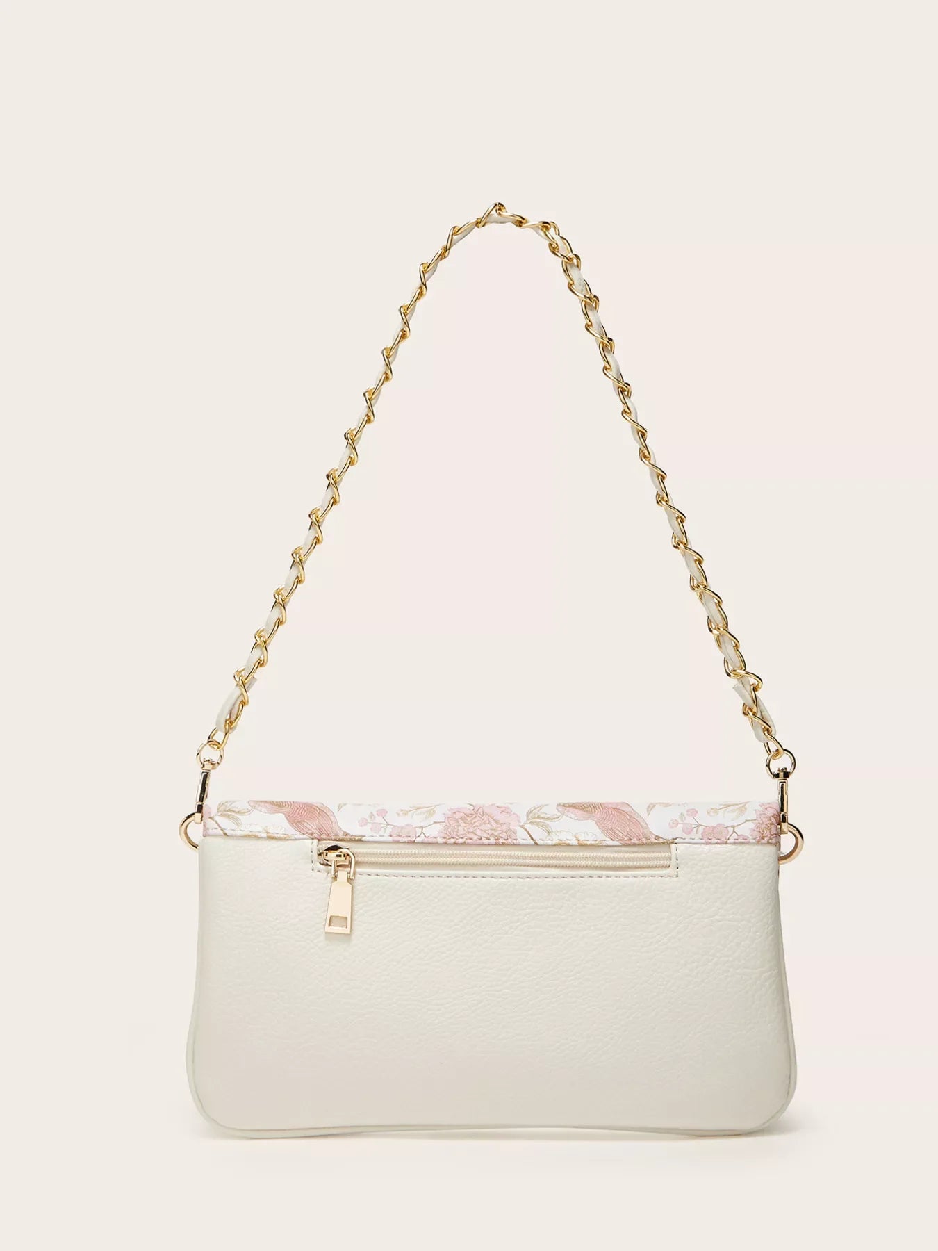 Floral Chain Shoulder Bag - Makw Official Site