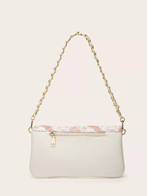 Floral Chain Shoulder Bag - Makw Official Site