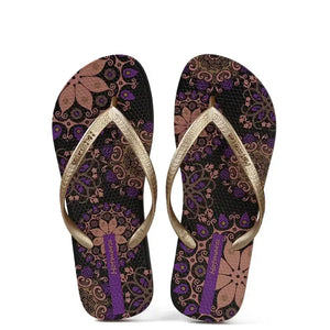 Printed Summer Toe Post Slippers - Makw Official Site