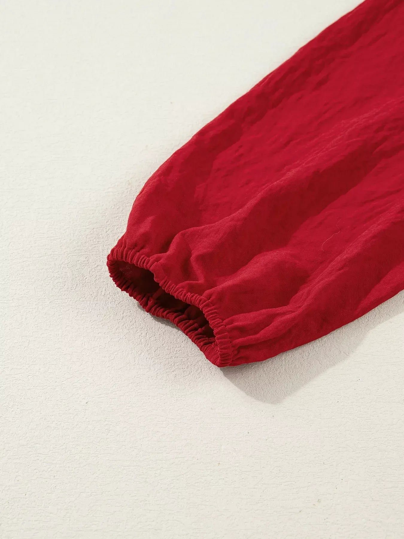 Contrast Embroidered Detail Cinched Waist Tiered Long Sleeve Maxi Dress - Makw Official Site